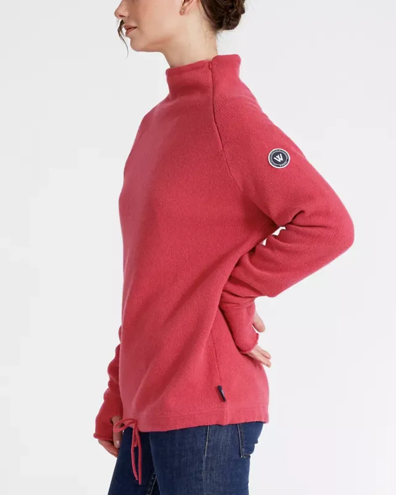Holebrook Martina Ladies Wool Windproof Jumper Peony Pink-1
