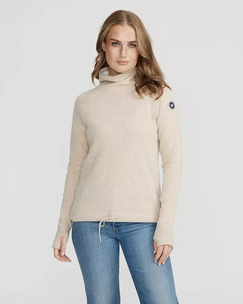 Holebrook Martina Ladies Wool Windproof Jumper Sand-1