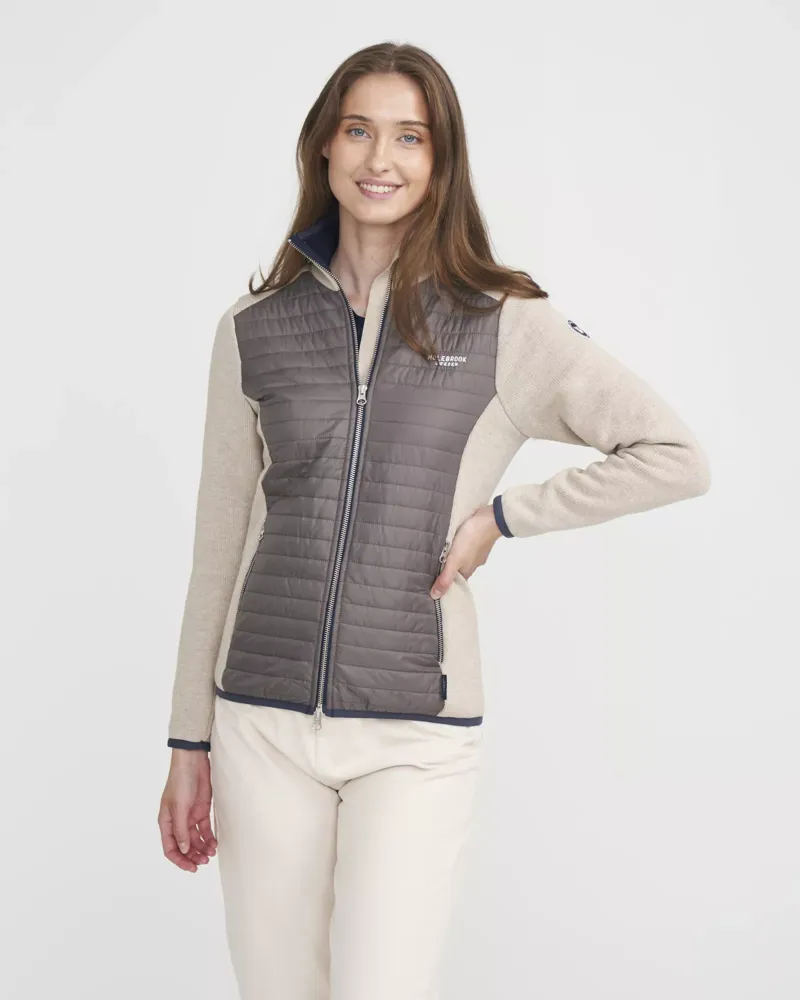 Holebrook Mimmi Ladies Full Zip Windproof Jacket Khaki/Mole-1