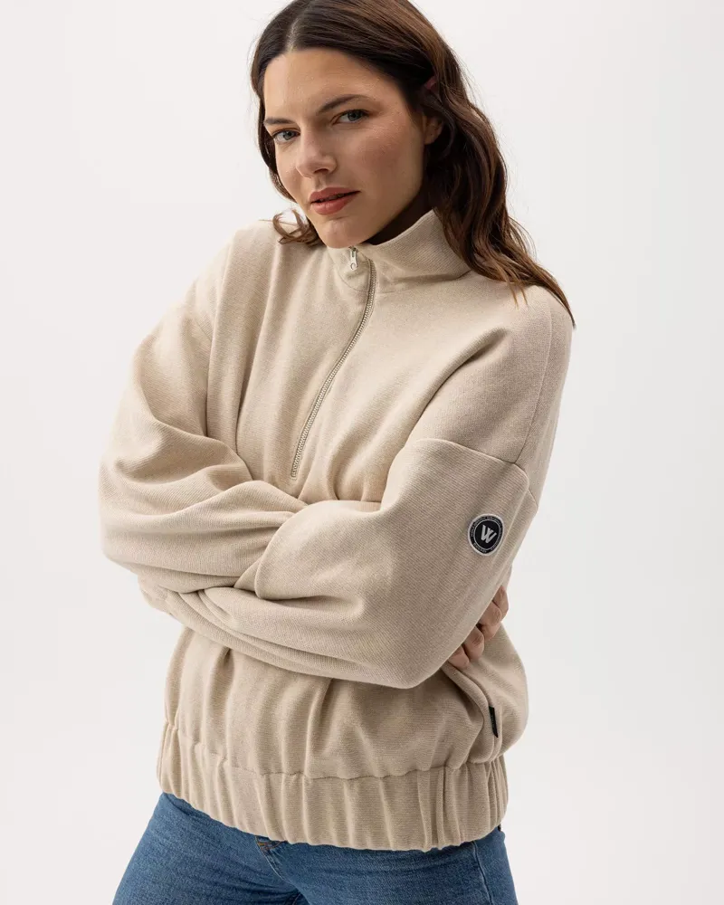 Holebrook Stella T-Neck WP Oyster-1