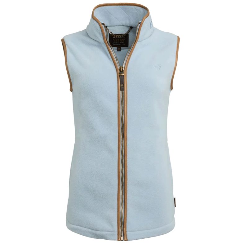 Holland Cooper Country Fleece Gilet Pale Blue