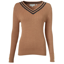 Holland Cooper Zoe Knit Dark Camel Marl