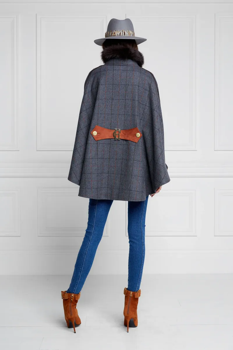 Holland Cooper Chiltern Cape Mid Blue Check-2