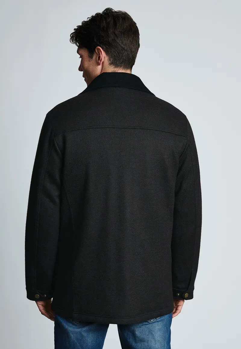Brook Taverner Holloway Melton Country Jacket in Chocolate-1