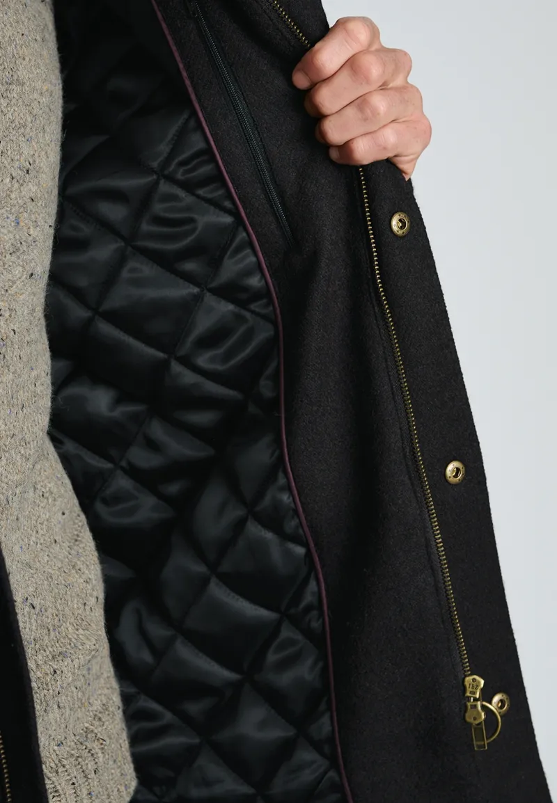 Brook Taverner Holloway Melton Country Jacket in Chocolate-4