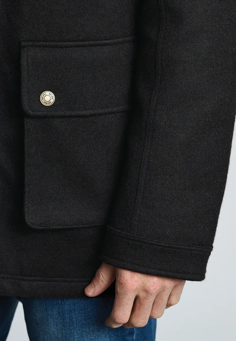 Brook Taverner Holloway Melton Country Jacket in Chocolate-5