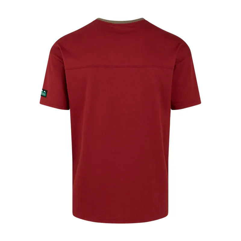 Ridgeline Unisex Hose Down T-Shirt Rhubarb-3