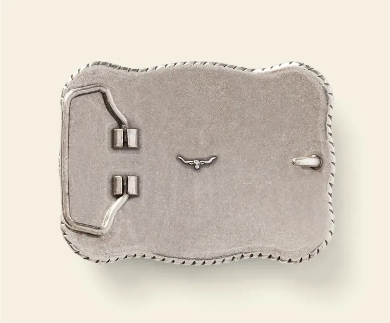 RM Williams Cloudbuster Trophy Buckle Antique Silver-3