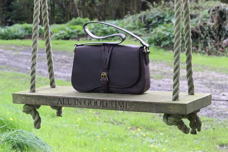 Hicks and Hides Icomb Handbag Brown