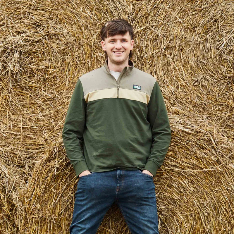 Ridgeline Backslider Rugby Top Olive Multi-2