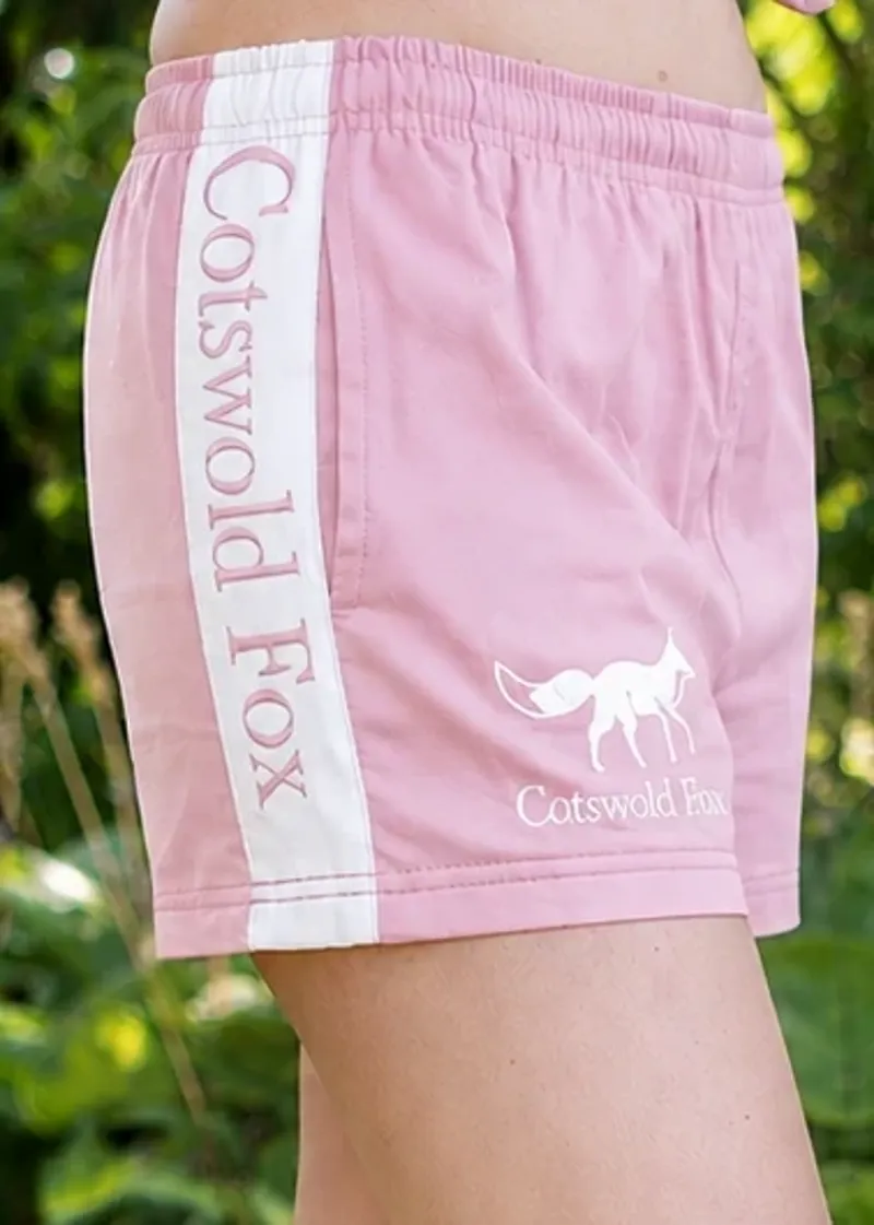 Cotswold Fox Cheltenham Shorts in Baby Pink