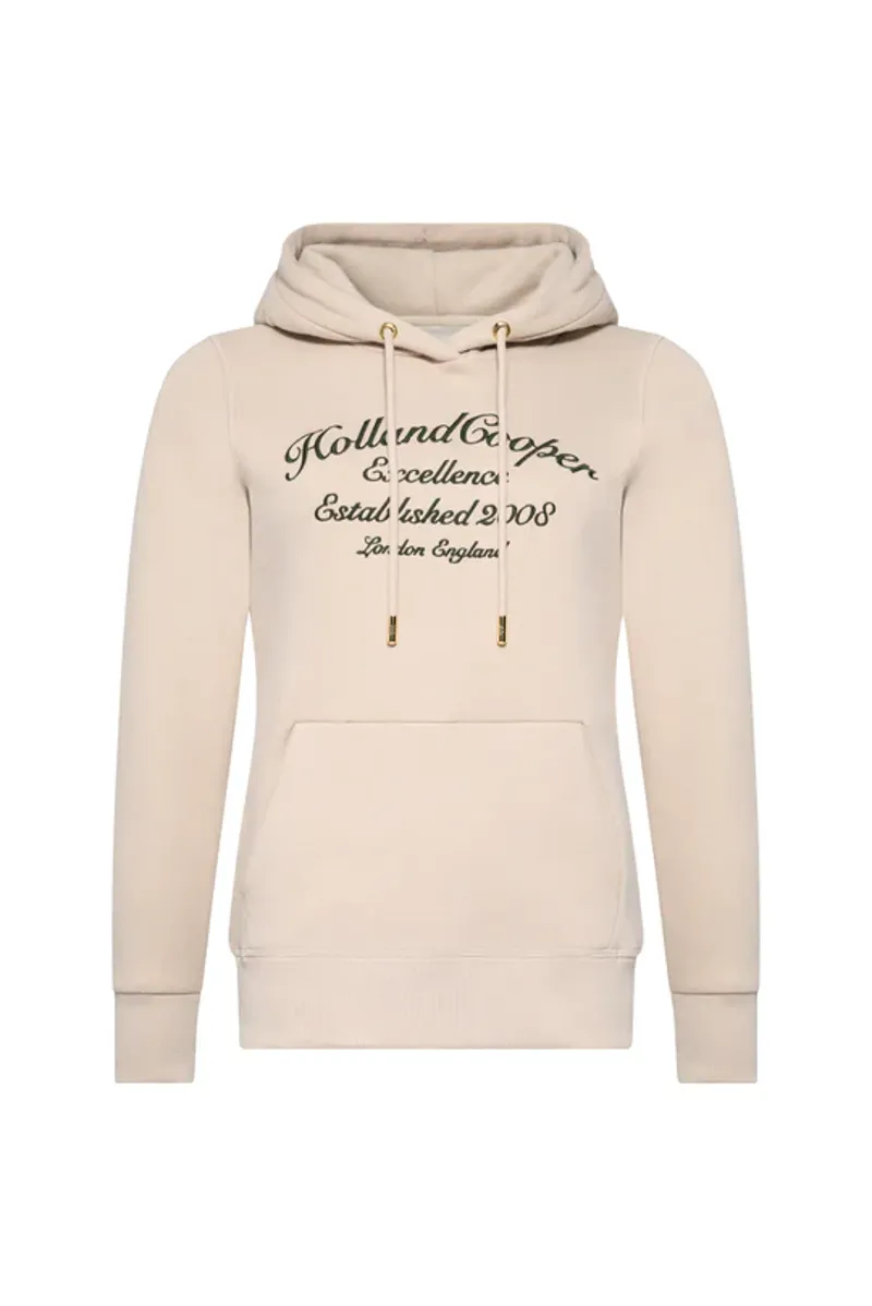 Holland Cooper Ivy League Hoodie Stone