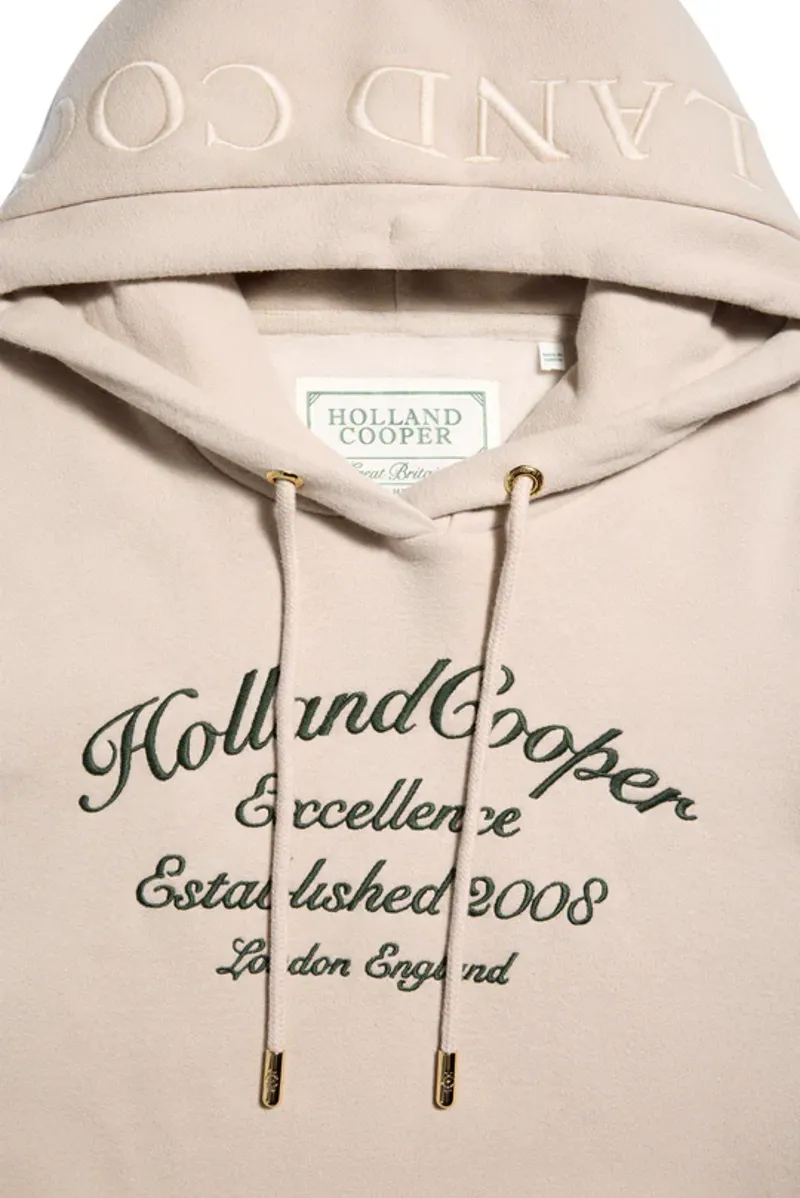 Holland Cooper Ivy League Hoodie Stone-5