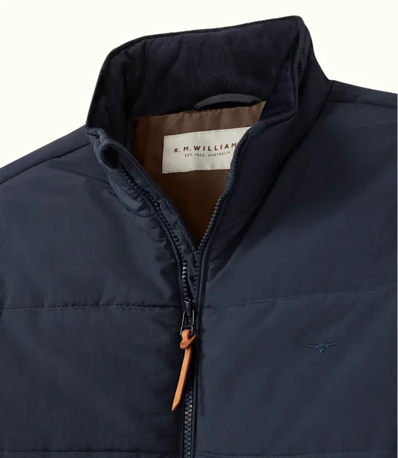 RM Williams Padstow Jacket Navy-5