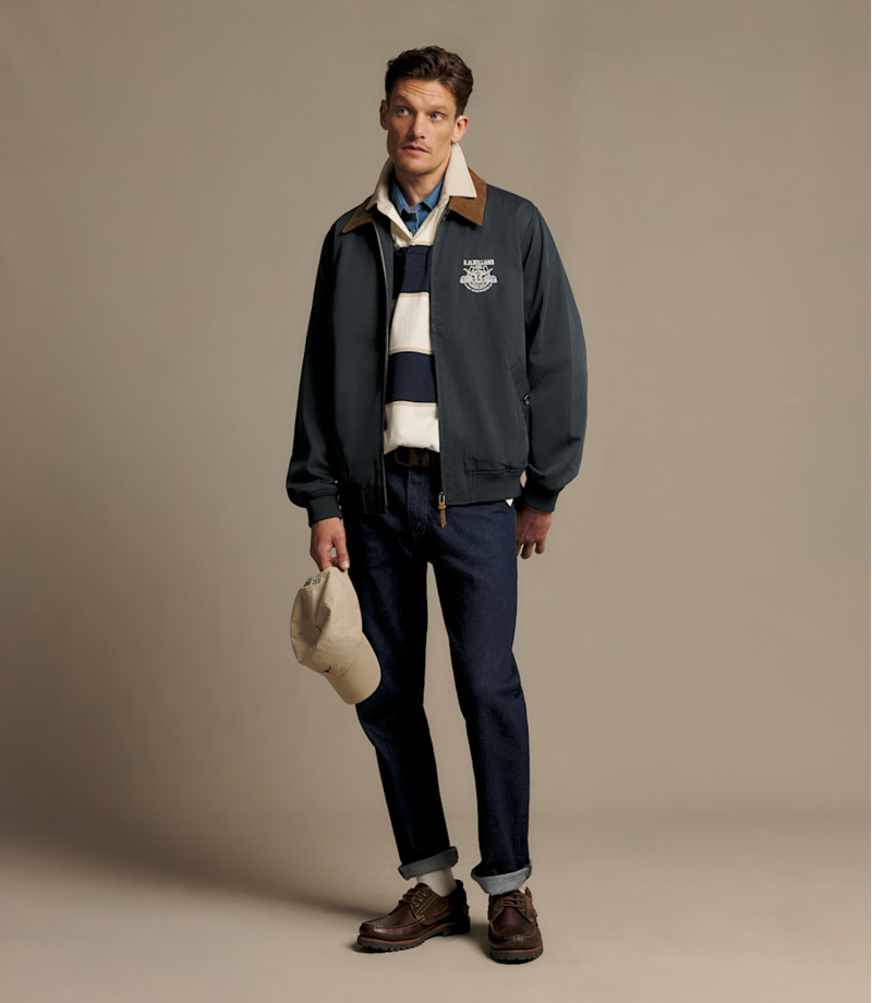 RM Williams Blyth Harrington Jacket in Steel-2