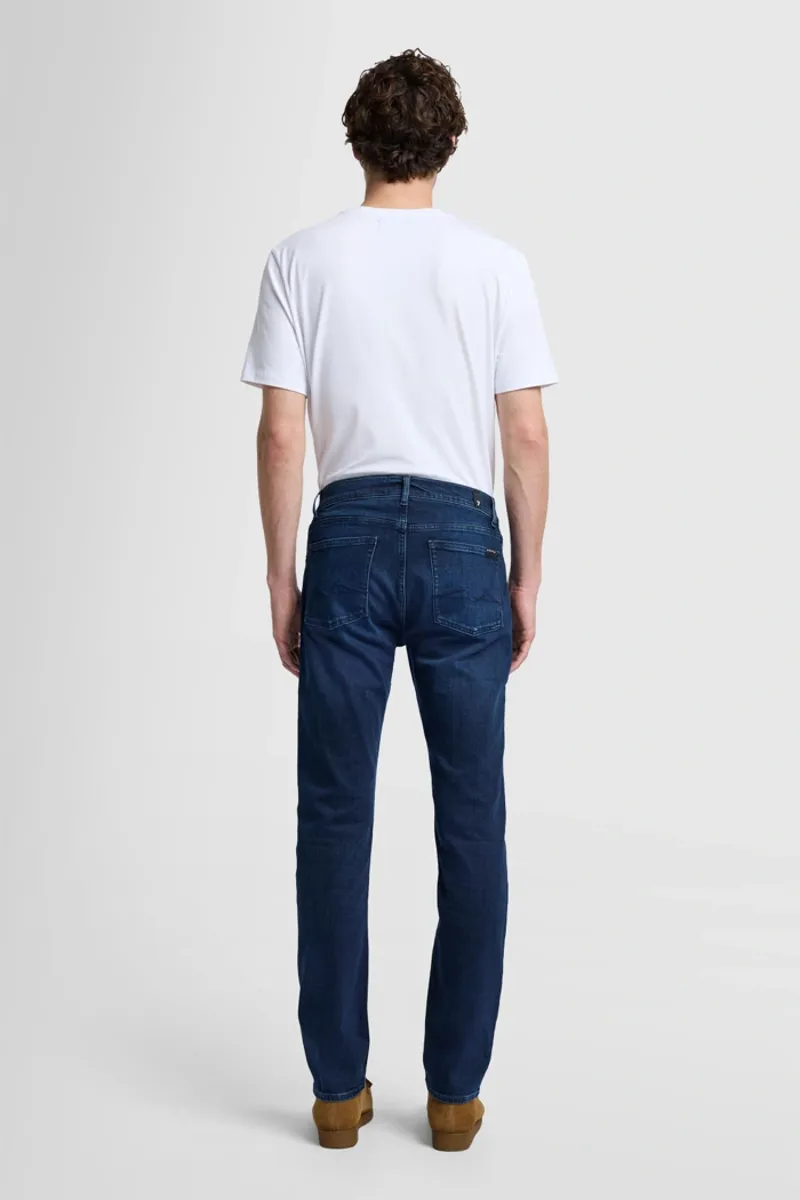 7 For All Mankind Slimmy Luxe Performance Dark Blue-4