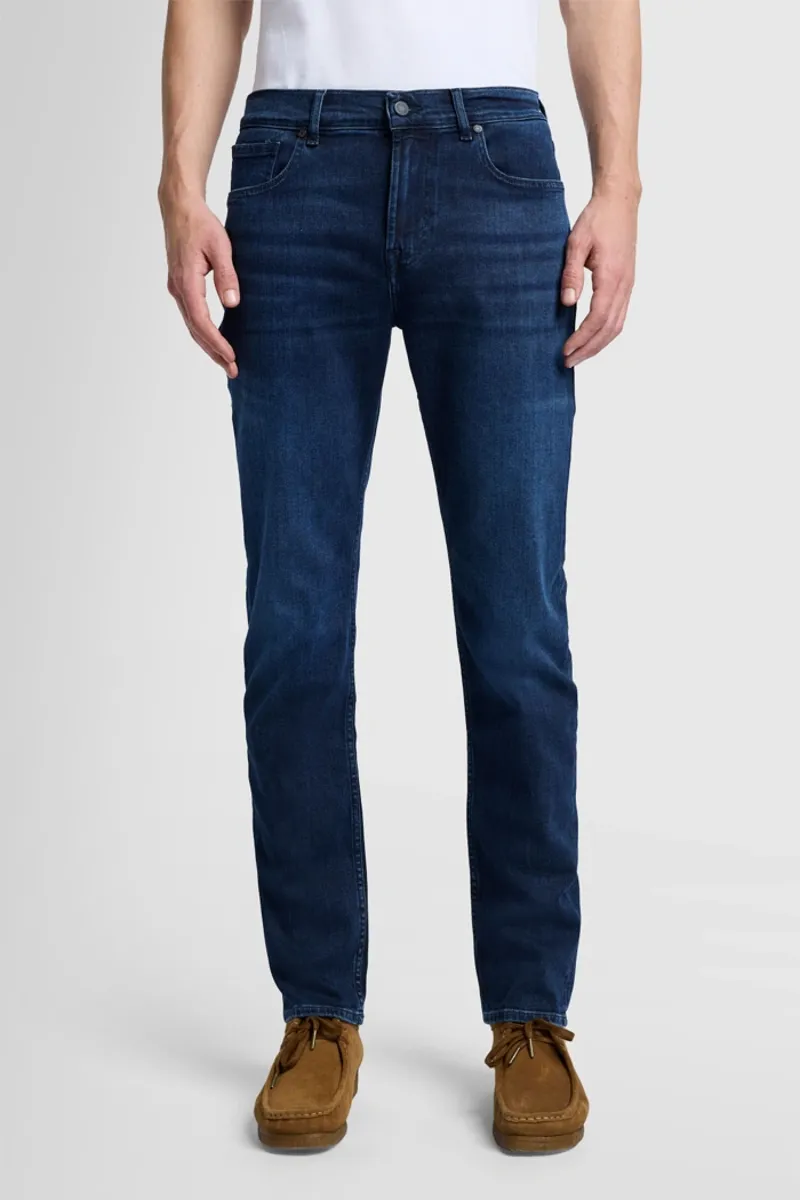 7 For All Mankind Slimmy Luxe Performance Dark Blue-5