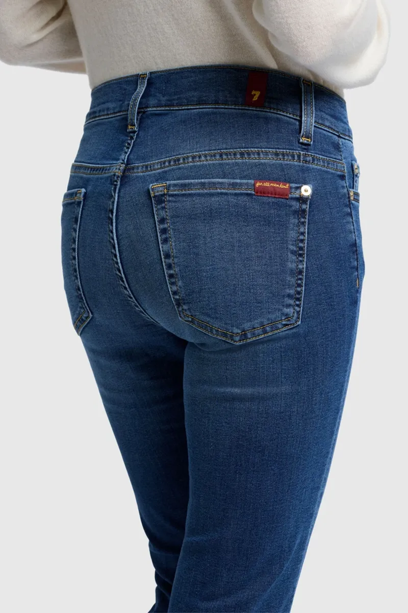7 For All Mankind Roxanne Bair Duchess Mid Blue Jeans -5