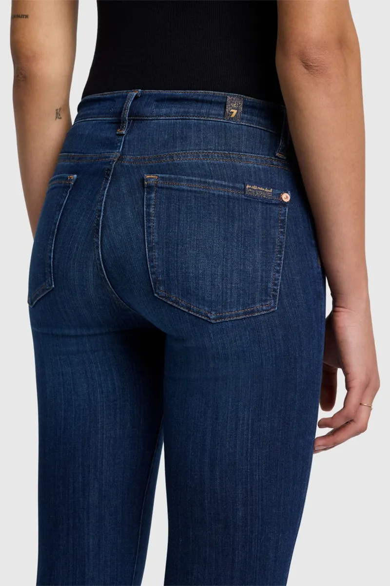 7 For All Mankind High Waist Skinny Slim Illusion Luxe Starlight Jeans-6