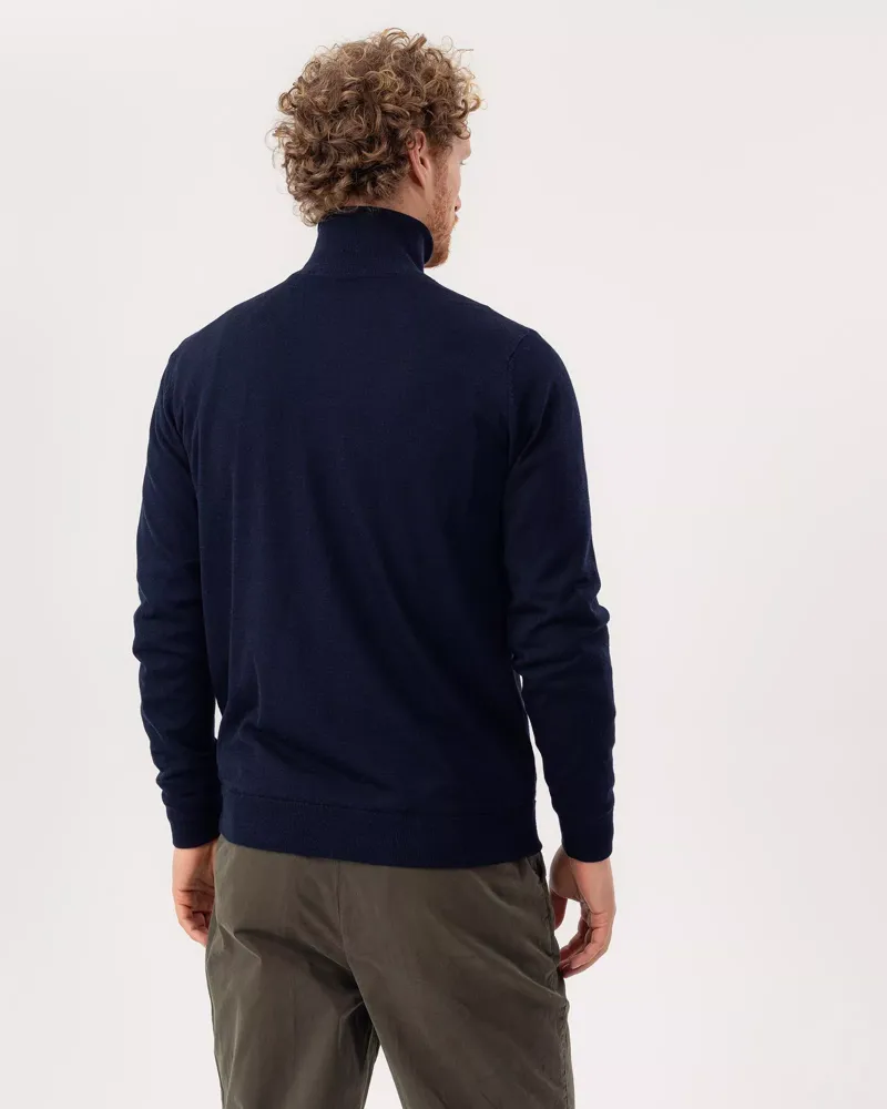 Holebrook Jesper T-Neck WP Dark Navy-3
