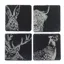 Just Slate Country Animals Coasters x 4