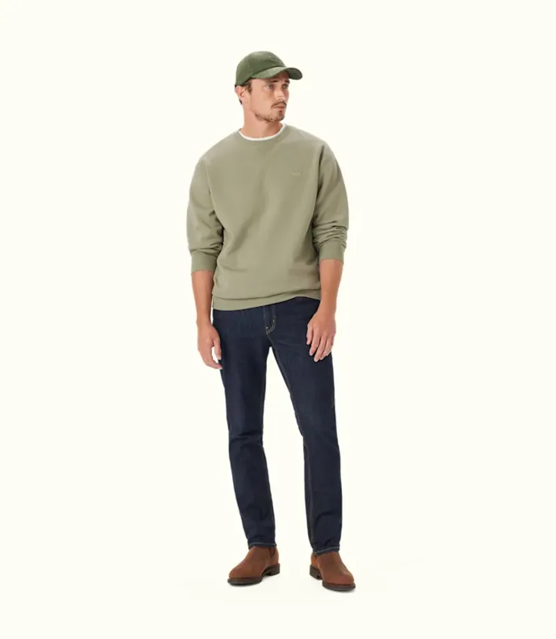 RM Williams Mini Longhorn Sweatshirt Tea Leaf-3