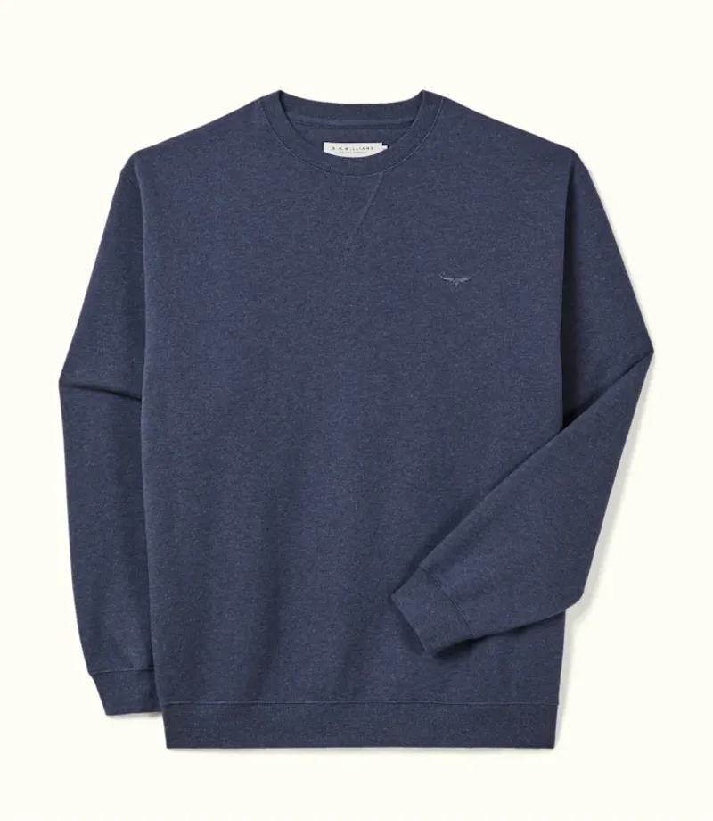 RM Williams Mini Longhorn Sweatshirt Blue Marle