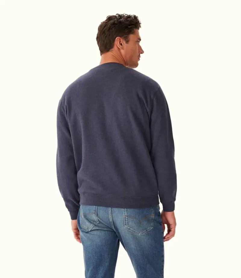 RM Williams Mini Longhorn Sweatshirt Blue Marle-3
