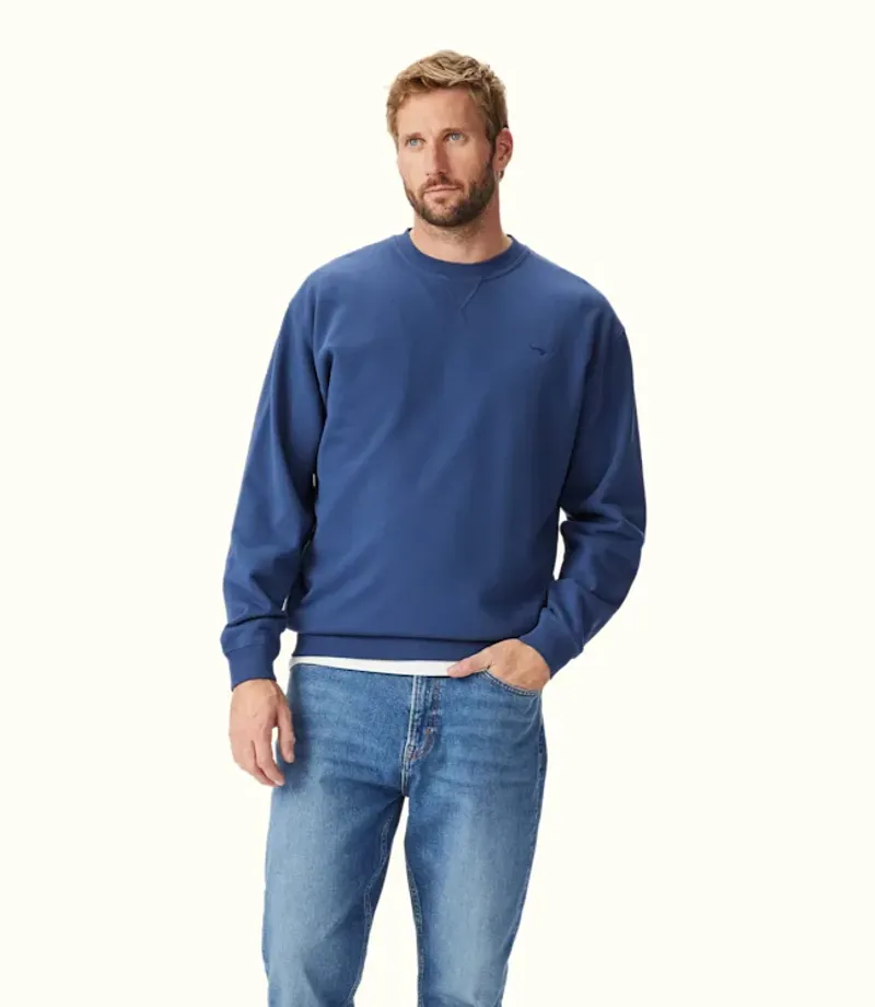 RM Willliams Mini Longhorn Sweatshirt French Navy-1