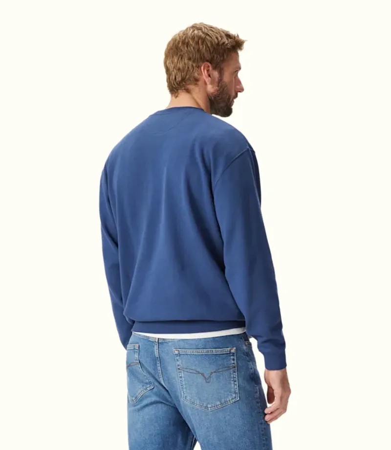 RM Willliams Mini Longhorn Sweatshirt French Navy-3