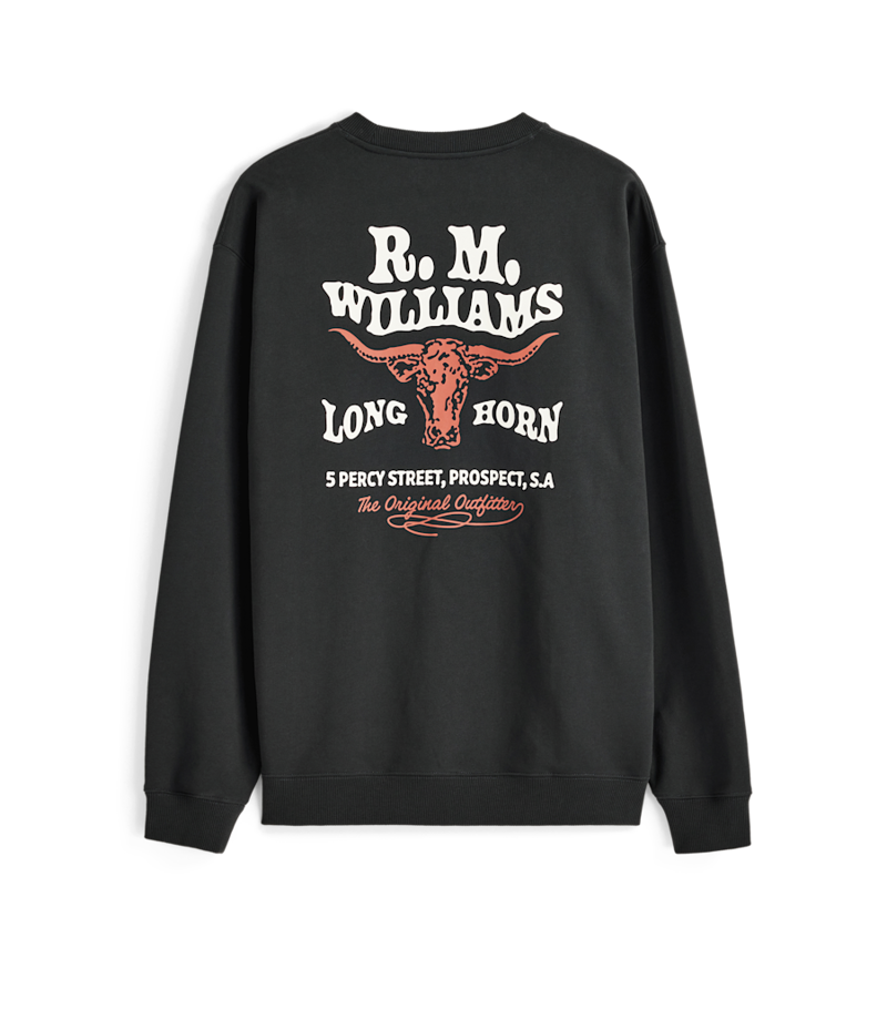 RM Williams Kandos Crew Vintage Black-1