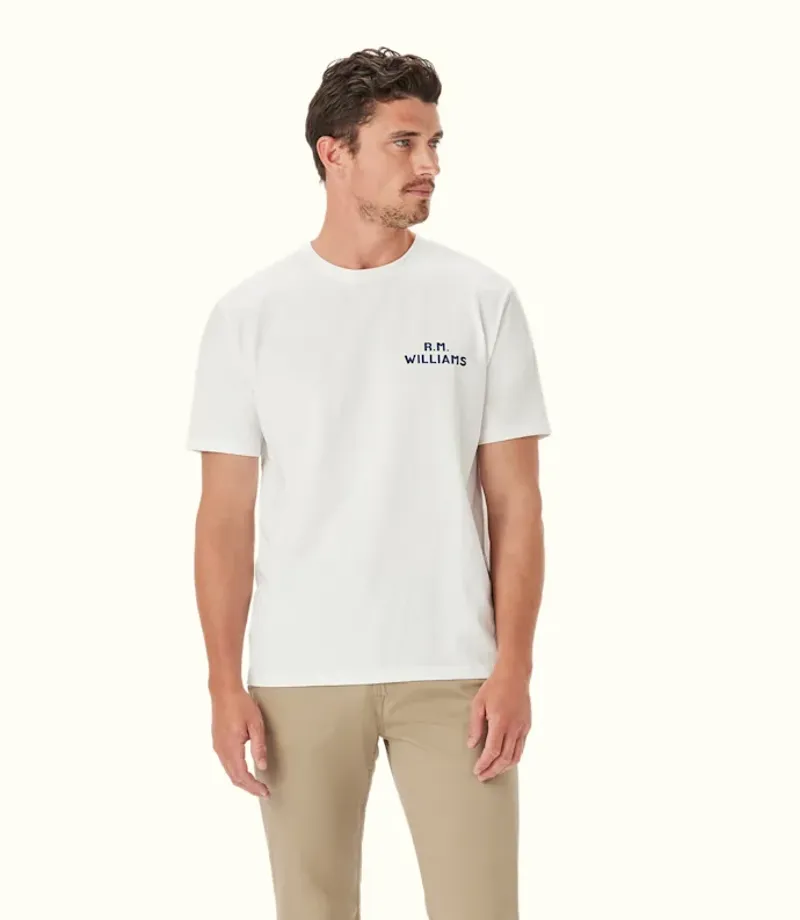 RM Williams Trio T-Shirt White-2