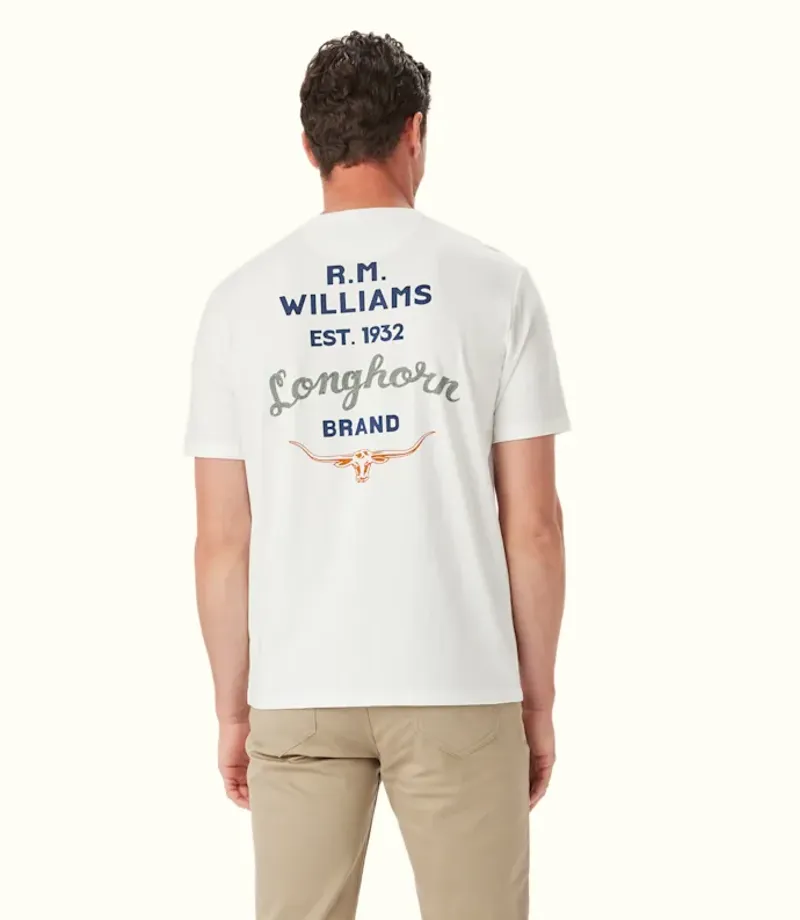 RM Williams Trio T-Shirt White-1