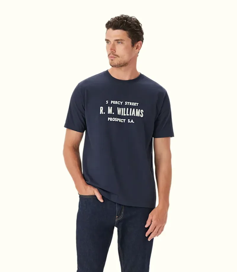 RM Williams Bale T-Shirt Navy-1