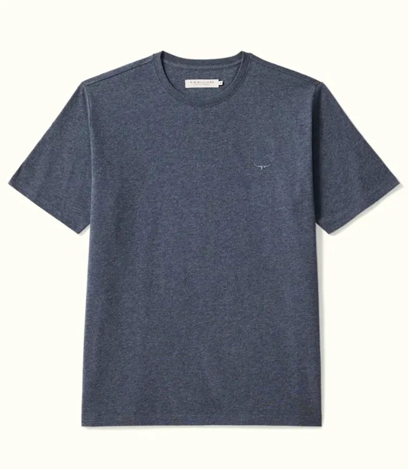 RM Williams Parson T-Shirt Dark Blue Marle-4
