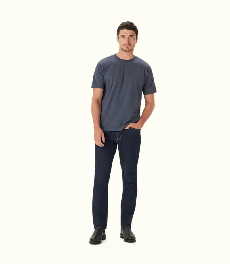RM Williams Parson T-Shirt Dark Blue Marle-2