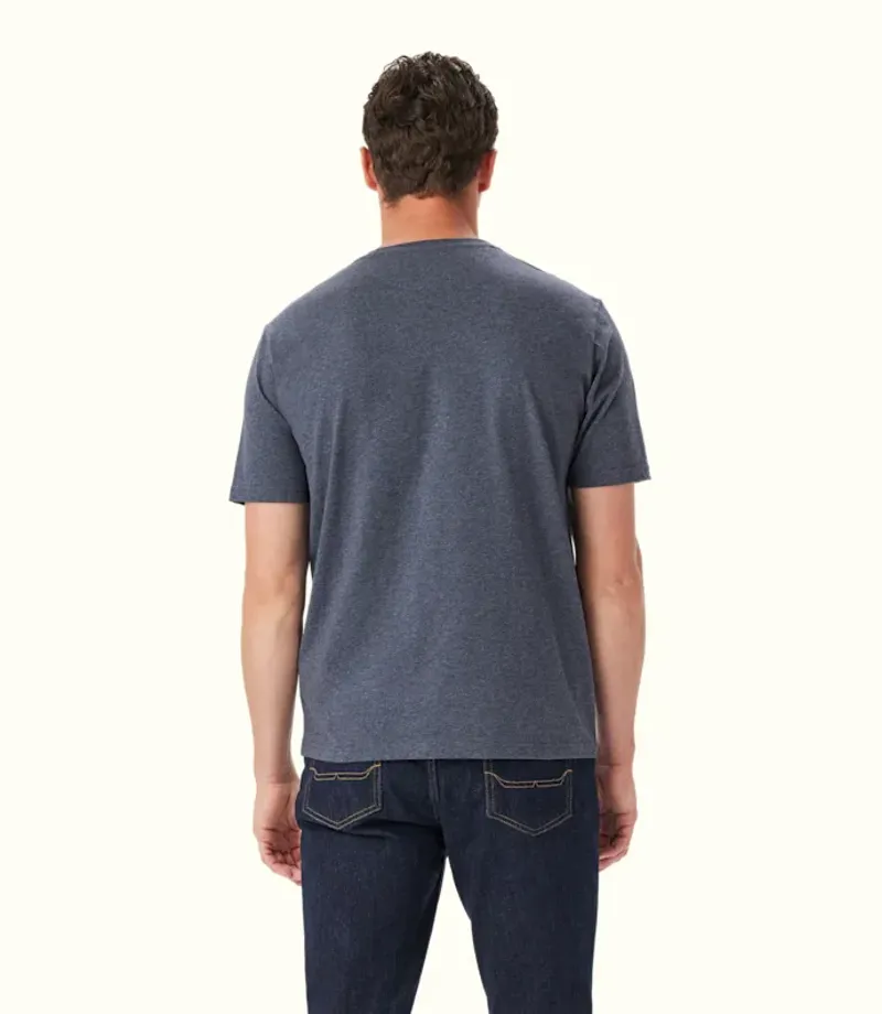 RM Williams Parson T-Shirt Dark Blue Marle-3