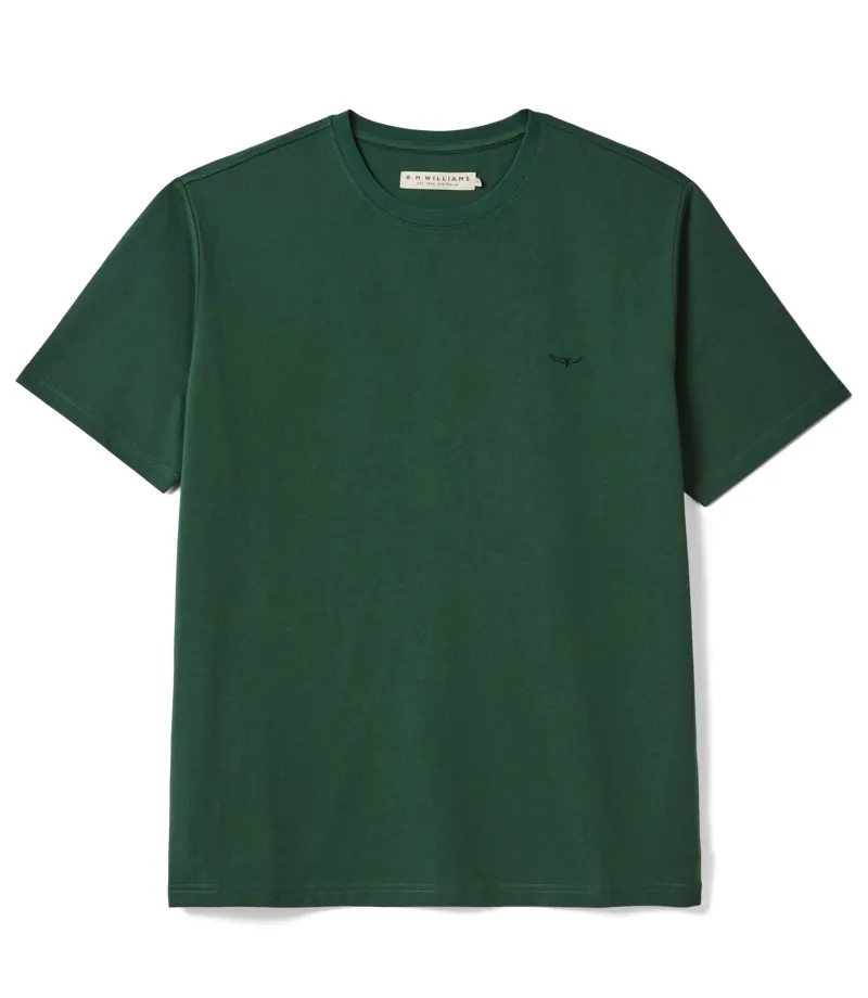 RM Williams Parson Tee Bottle Green
