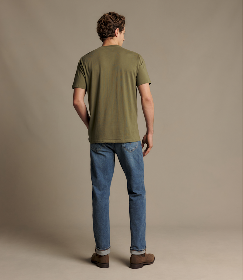 RM Williams Parson T-Shirt in Fatigue-2