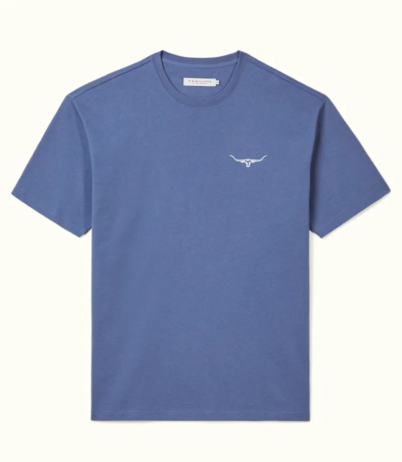 RM Williams 1932 T-Shirt Bright Blue-1