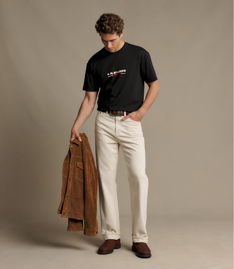 RM Williams Holt T-Shirt in Black-2