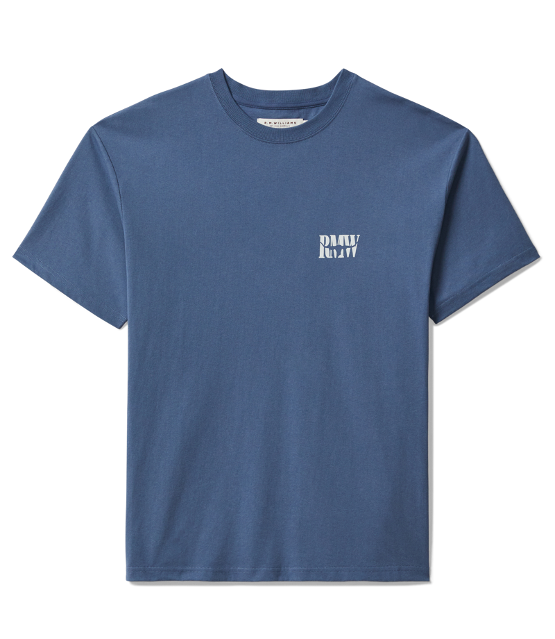 RM Williams Branded T-Shirt Blue