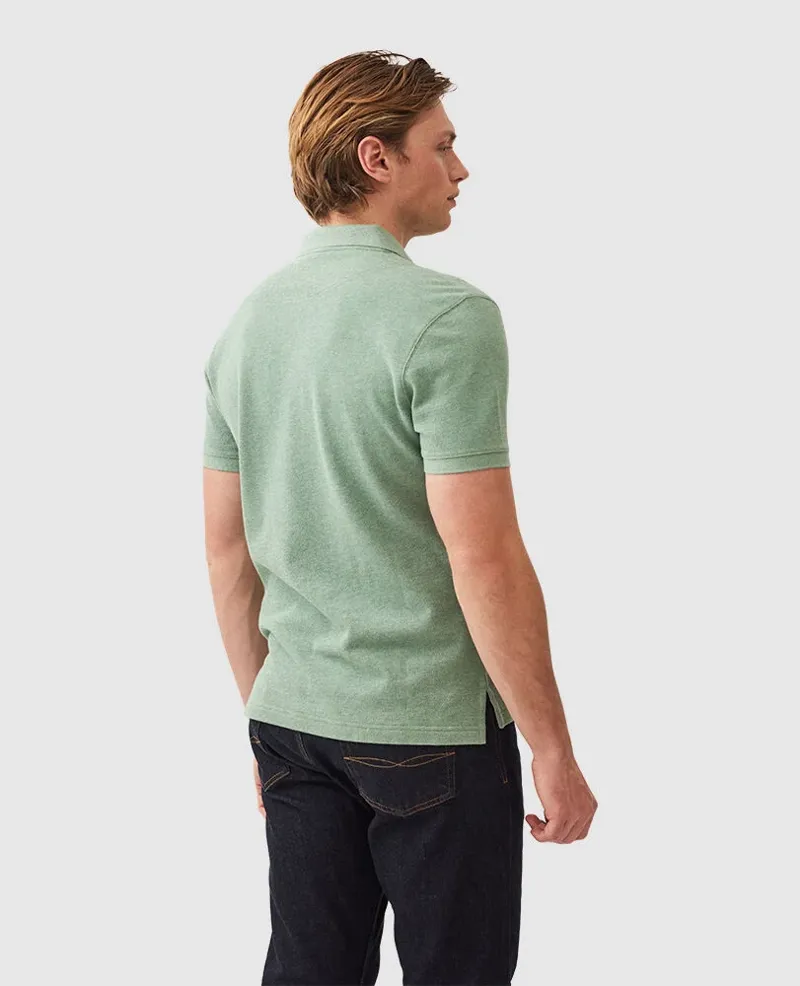 Rodd and Gunn The Gunn Polo Dusty Sage-2
