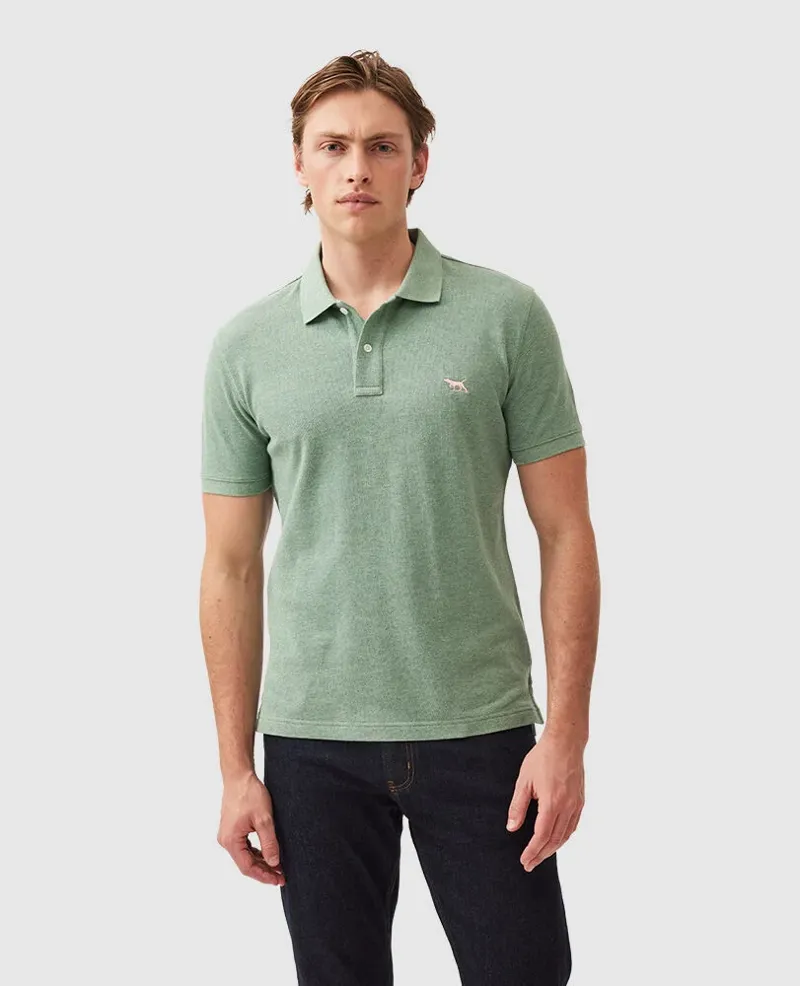 Rodd and Gunn The Gunn Polo Dusty Sage-1