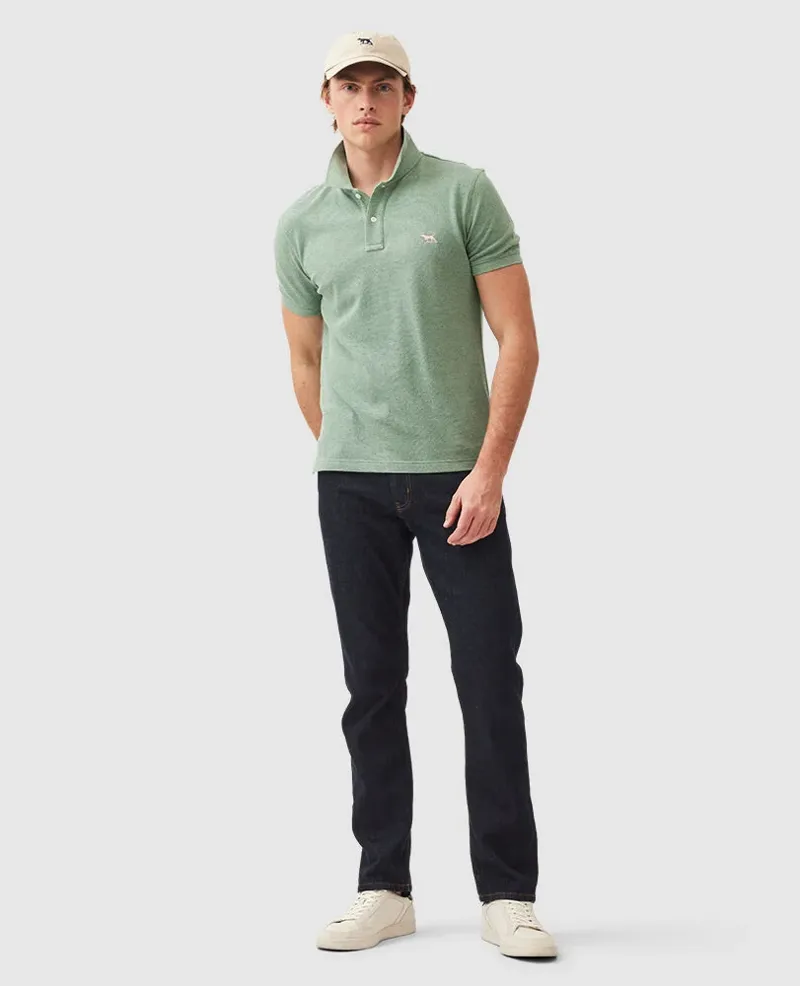 Rodd and Gunn The Gunn Polo Dusty Sage-3