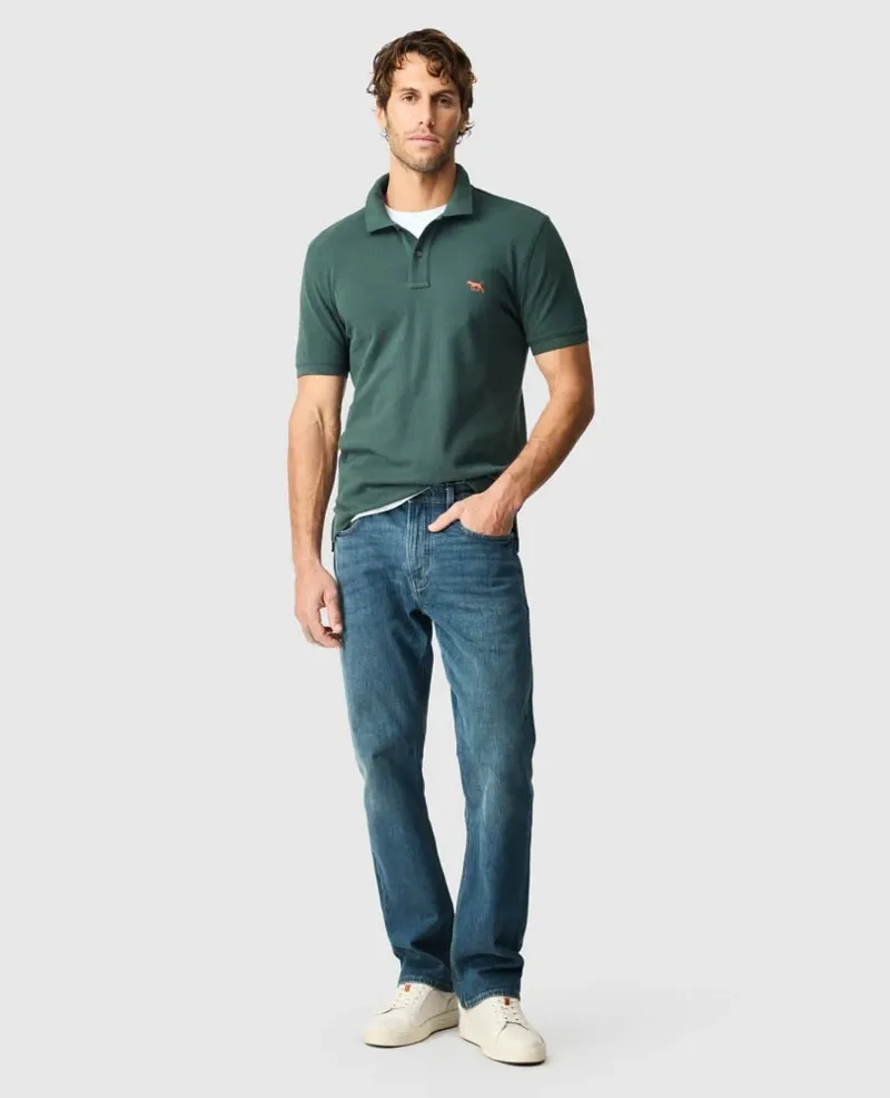 Rodd and Gunn The Gunn Sports Fit Polo Vine-2