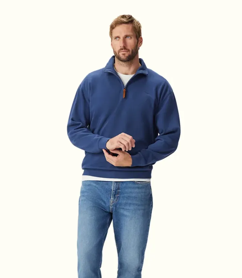 RM Williams Mulyungarie Sweatshirt French Navy-1