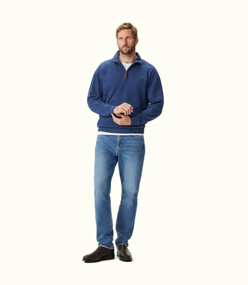 RM Williams Mulyungarie Sweatshirt French Navy-3