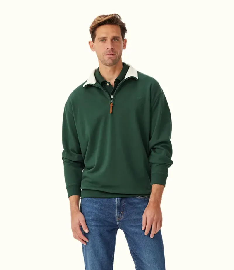 RM Williams Mulyungarie Sweatshirt Bottle Green-2