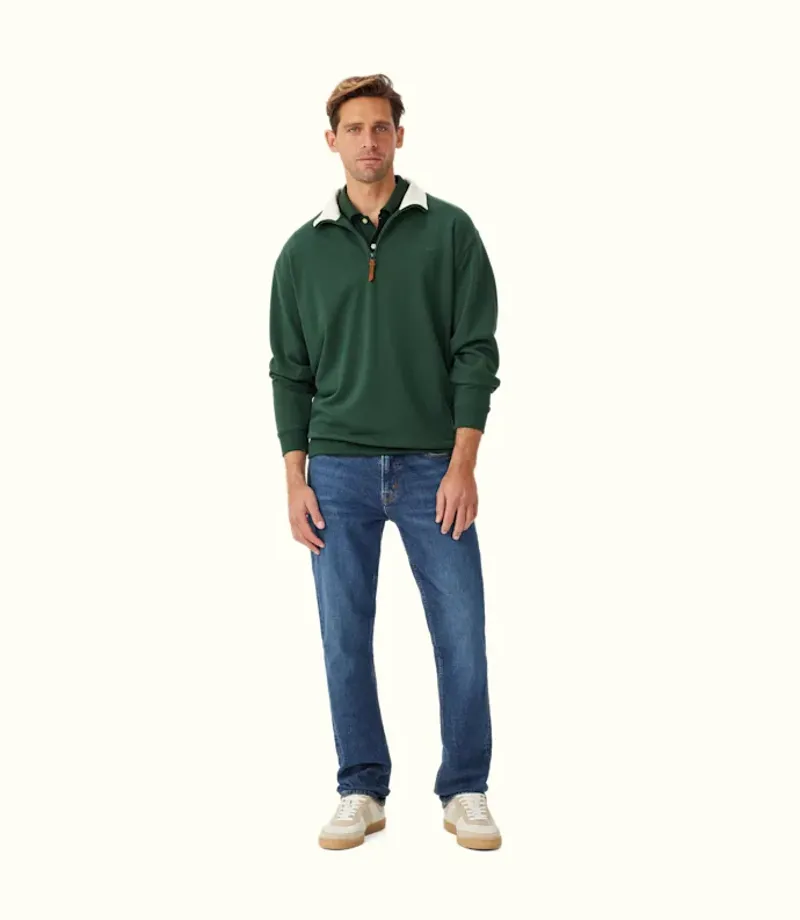 RM Williams Mulyungarie Sweatshirt Bottle Green-3